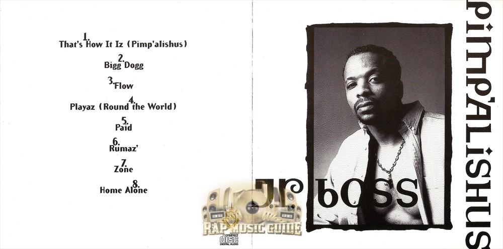 J.R. Boss - Pimp'alishus: 1st Press. CD | Rap Music Guide